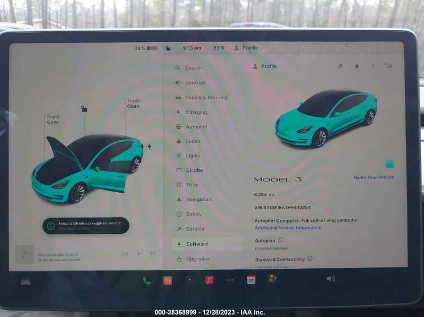 2023 TESLA MODEL 3 - 5YJ3E1EA4PF642254
