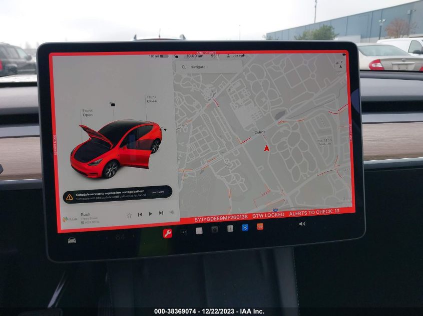 2021 TESLA MODEL Y - 5YJYGDEE9MF260138