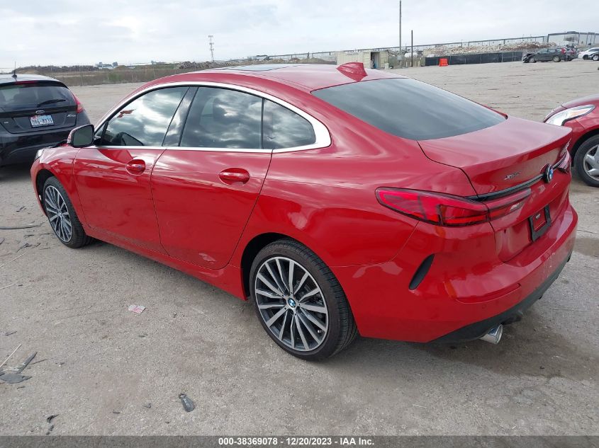 2021 BMW 228I GRAN COUPE XDRIVE WBA73AK04M7H09228