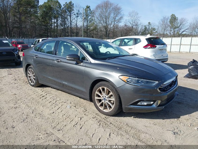 2017 FORD FUSION SE - 3FA6P0HD0HR334513