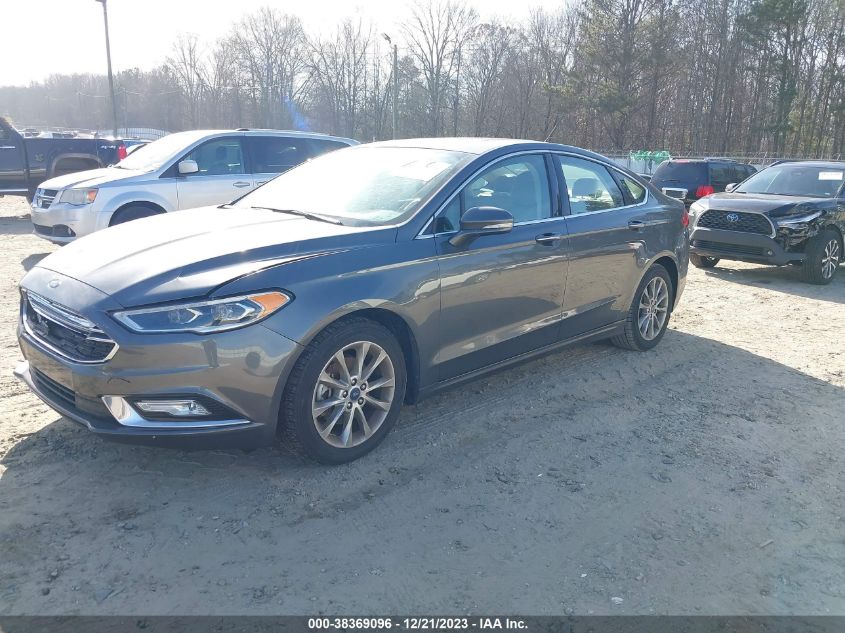 2017 FORD FUSION SE - 3FA6P0HD0HR334513