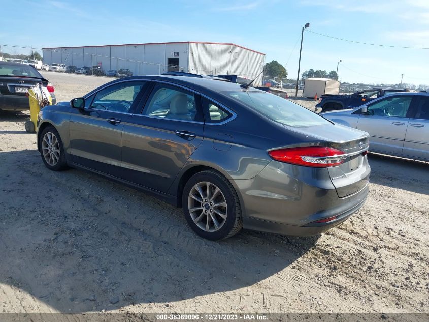 2017 FORD FUSION SE - 3FA6P0HD0HR334513