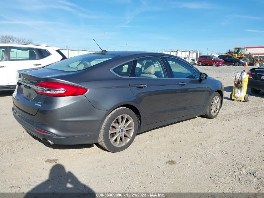 2017 FORD FUSION SE - 3FA6P0HD0HR334513