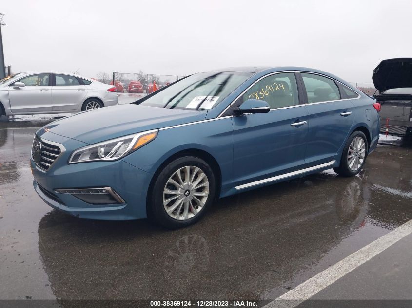 2015 HYUNDAI SONATA 2.4L LIMITED - 5NPE34AF2FH160951