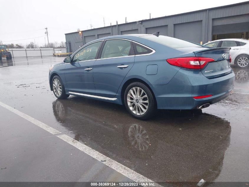 2015 HYUNDAI SONATA 2.4L LIMITED - 5NPE34AF2FH160951