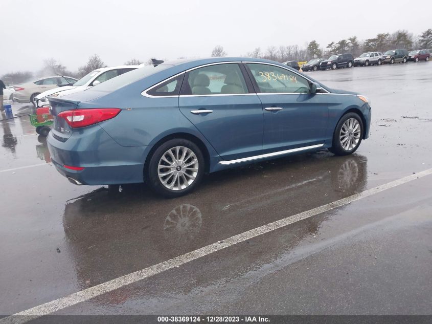 2015 HYUNDAI SONATA 2.4L LIMITED - 5NPE34AF2FH160951