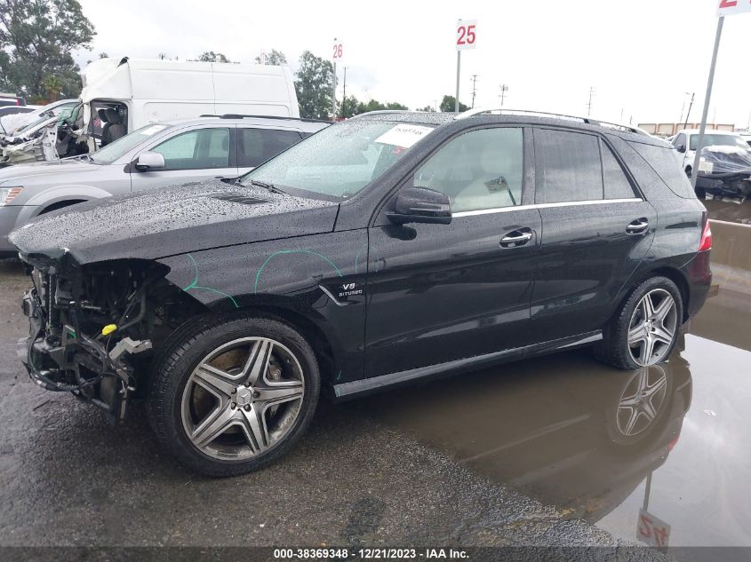 2013 MERCEDES-BENZ ML 63 AMG 4MATIC - 4JGDA7EB5DA177527