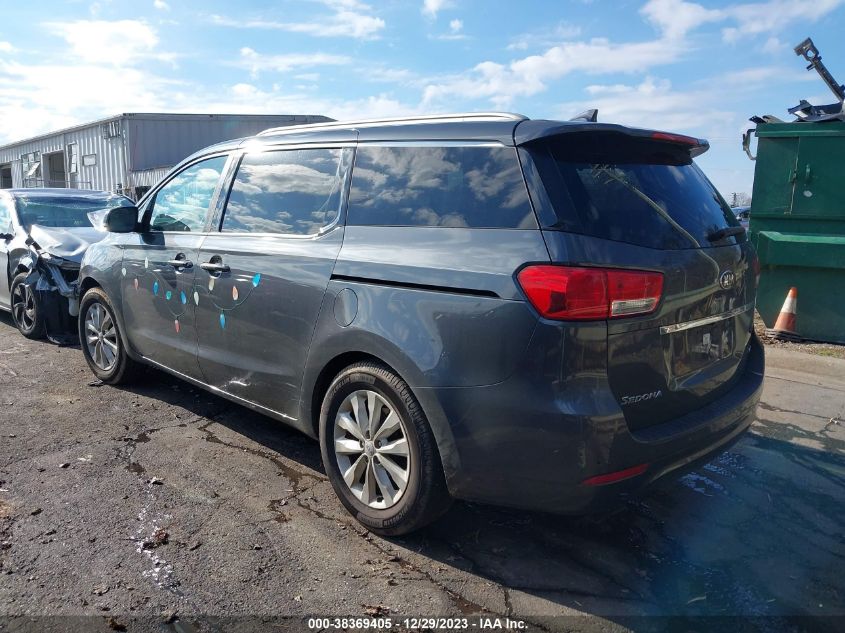 2016 KIA SEDONA EX - KNDMC5C18G6173668