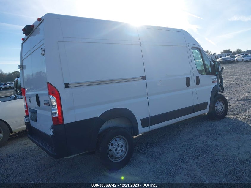 VIN 3C6TRVCG2KE539293 2019 RAM PROMASTER 2500 2500 HIGH