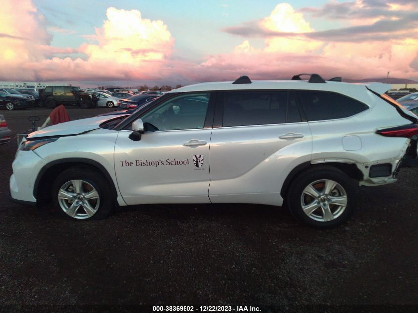 2022 TOYOTA HIGHLANDER L/LE - 5TDZZRAH3NS558791