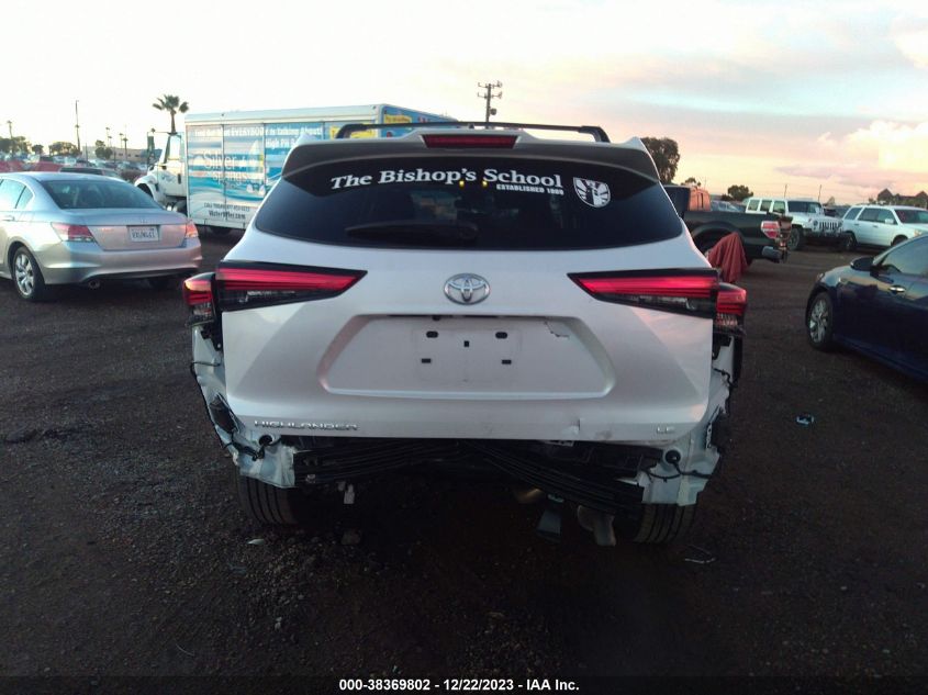 2022 TOYOTA HIGHLANDER L/LE - 5TDZZRAH3NS558791
