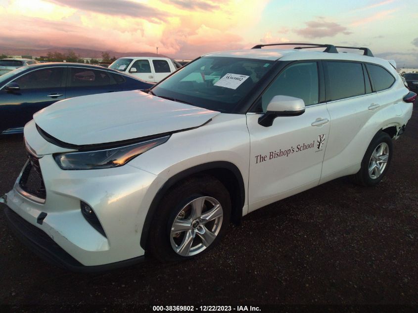 2022 TOYOTA HIGHLANDER L/LE - 5TDZZRAH3NS558791