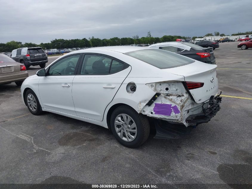2019 HYUNDAI ELANTRA SE - 5NPD74LF0KH430427