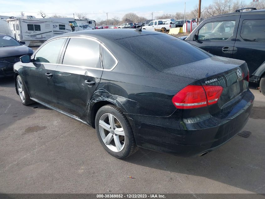 2013 VOLKSWAGEN PASSAT SE - 1VWBP7A36DC147866