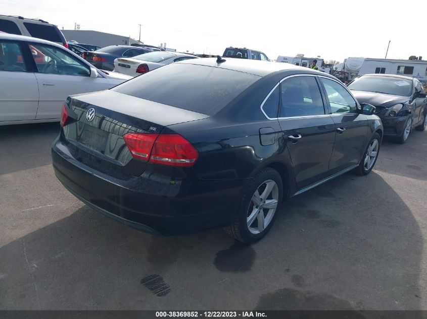 2013 VOLKSWAGEN PASSAT SE - 1VWBP7A36DC147866
