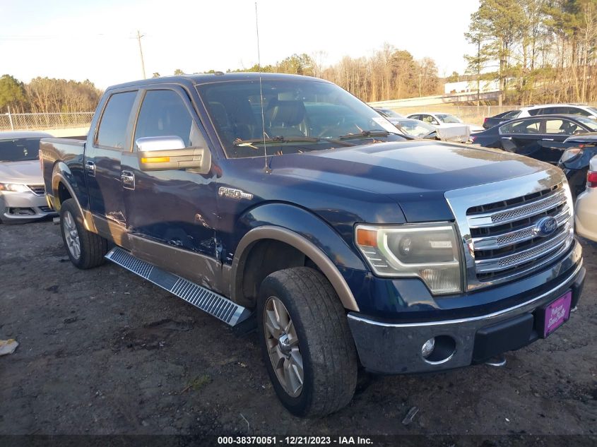 2013 FORD F-150 LARIAT - 1FTFW1EF2DKF91261