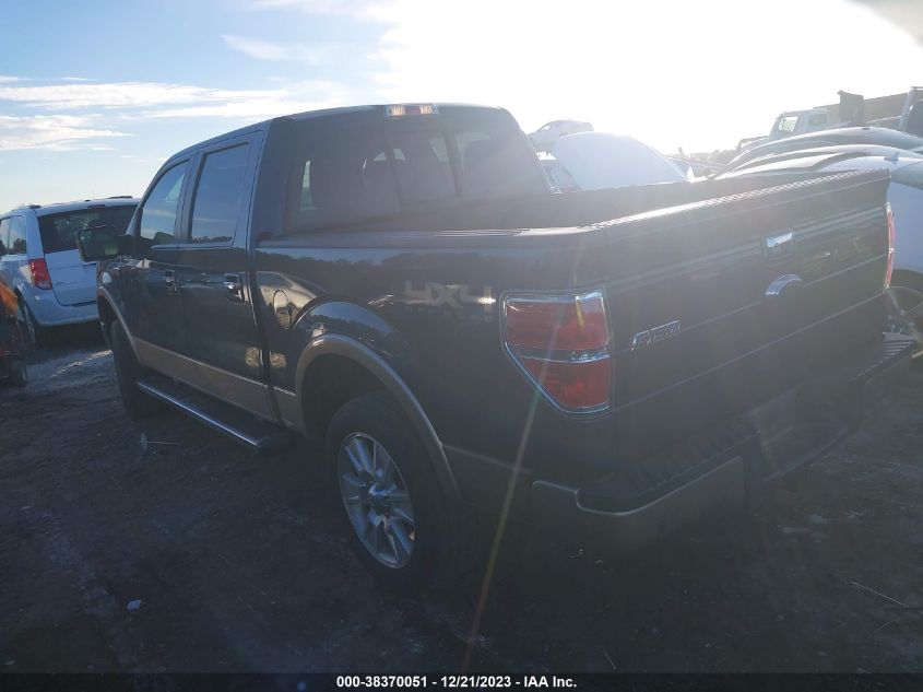2013 FORD F-150 LARIAT - 1FTFW1EF2DKF91261
