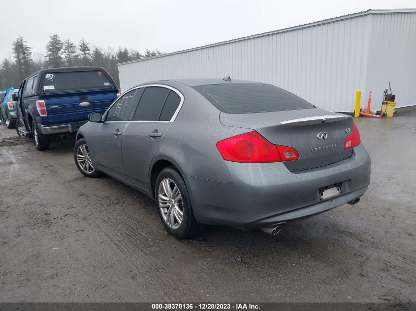 2013 INFINITI G37X - JN1CV6AR1DM353704