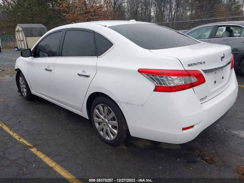 2015 NISSAN SENTRA S/SV/SR/SL - 3N1AB7AP4FY268599
