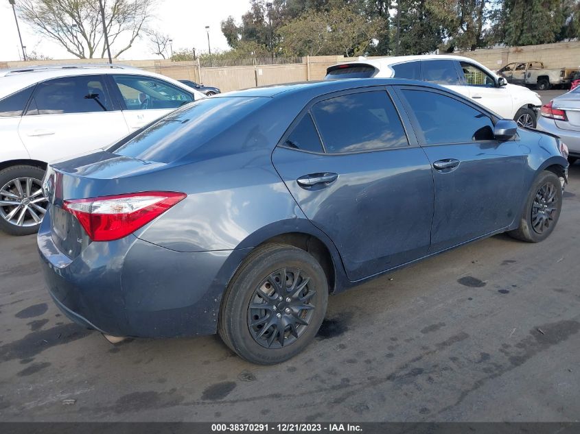 2016 TOYOTA COROLLA LE - 5YFBURHE9GP439697