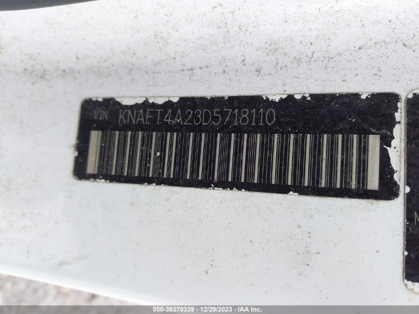 2013 KIA FORTE LX - KNAFT4A23D5718110