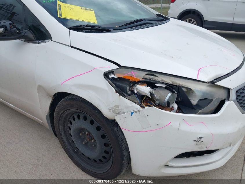2014 KIA FORTE EX - KNAFX4A85E5115542