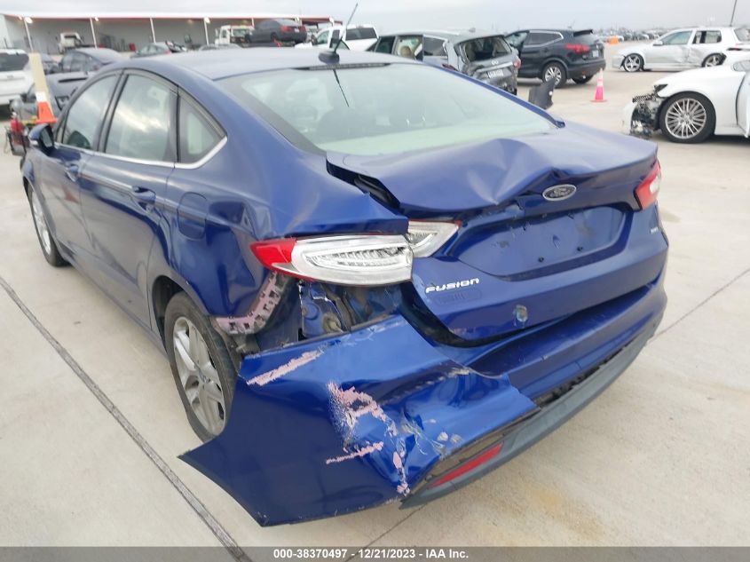 2015 FORD FUSION SE - 3FA6P0H77FR233802