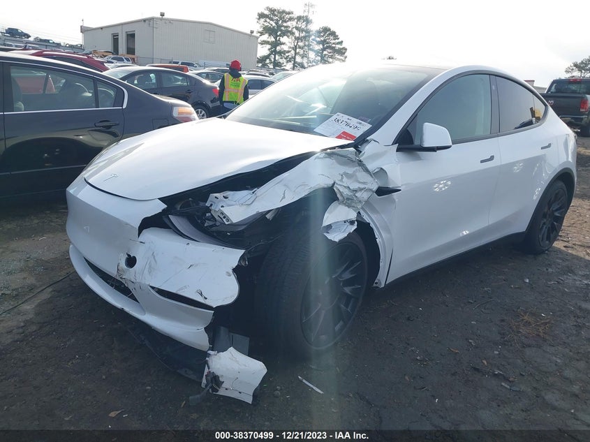 VIN 7SAYGAEE4PF708789 2023 TESLA MODEL Y AWD/LONG RANGE DUAL MOTOR ALL-WHEEL DRIVE