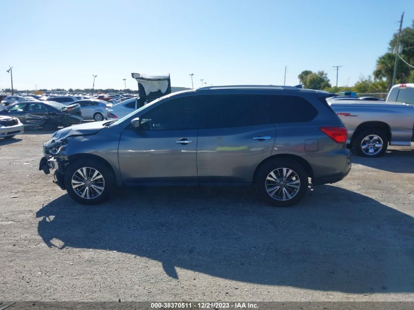 2019 NISSAN PATHFINDER S/SL/SV - 5N1DR2MN1KC612147