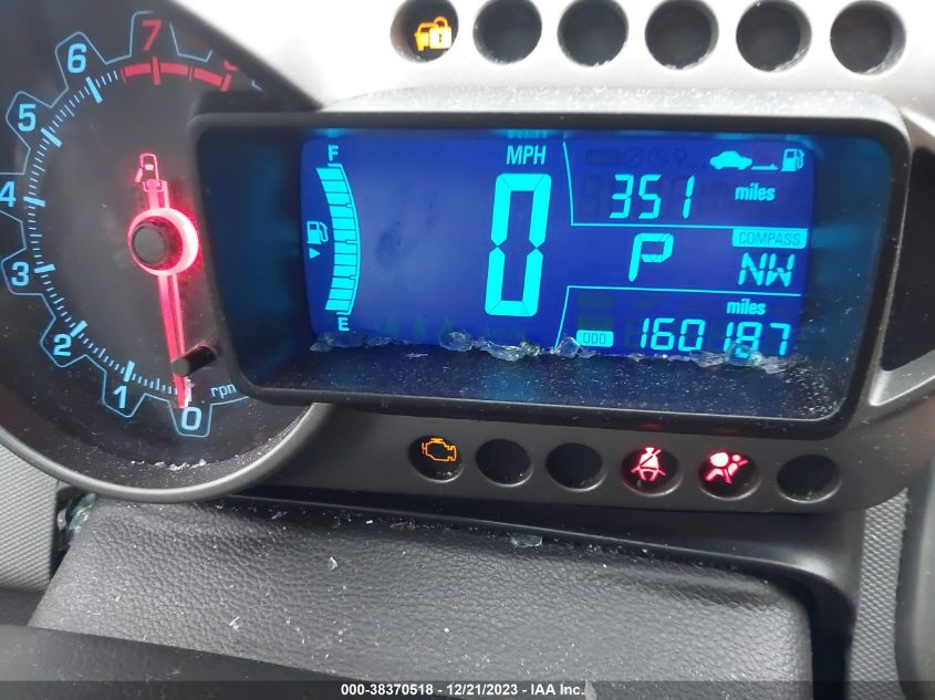 2013 CHEVROLET SONIC LT - 1G1JC5SH0D4104491