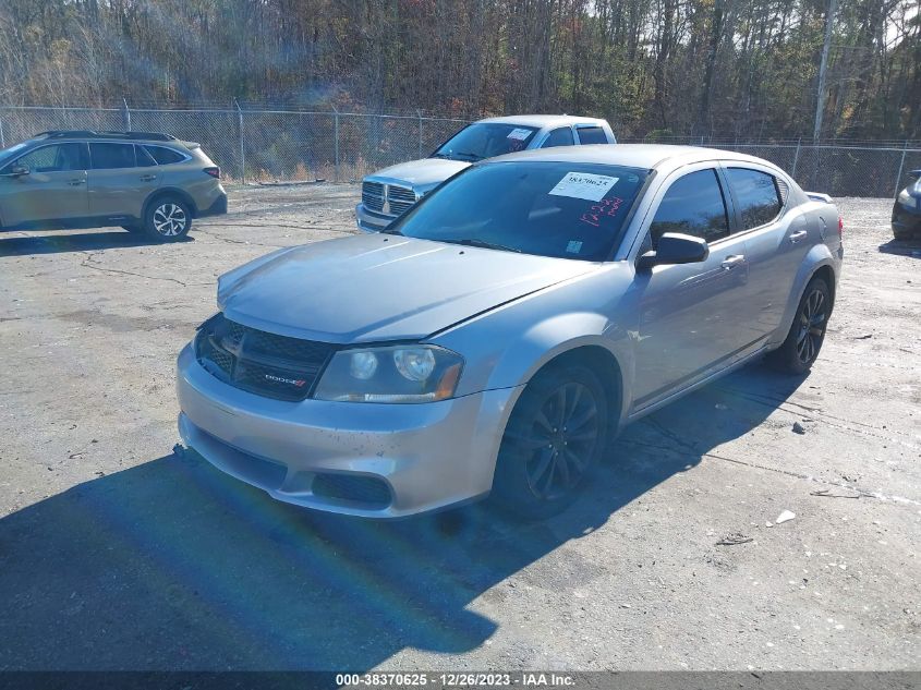 2014 DODGE AVENGER SE - 1C3CDZAB2EN222107