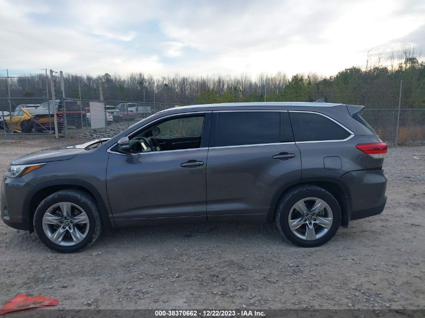 2017 TOYOTA HIGHLANDER LIMITED/LTD PLATINUM - 5TDDZRFH3HS379609