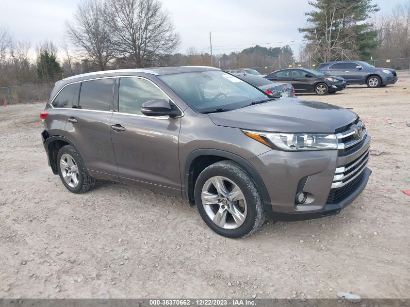 2017 TOYOTA HIGHLANDER LIMITED/LTD PLATINUM - 5TDDZRFH3HS379609