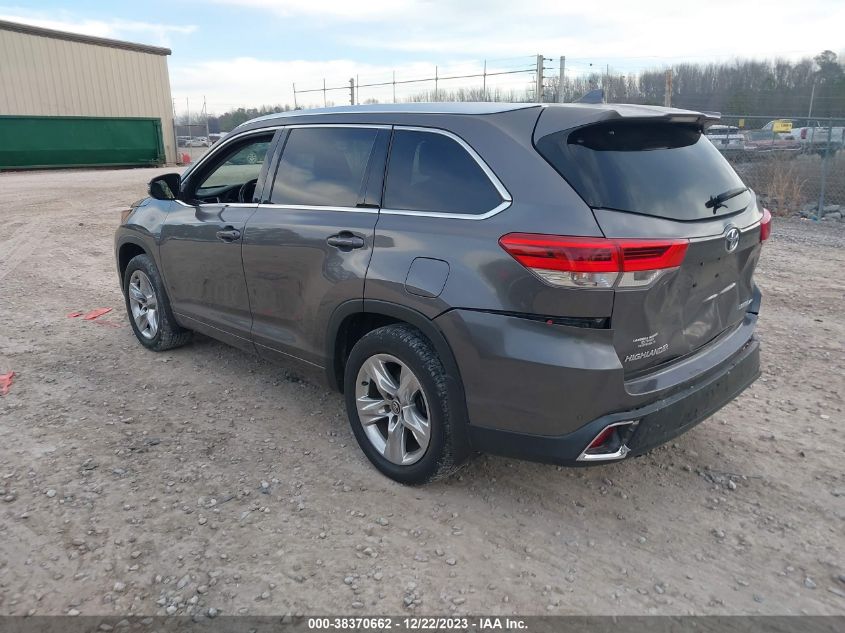 2017 TOYOTA HIGHLANDER LIMITED/LTD PLATINUM - 5TDDZRFH3HS379609