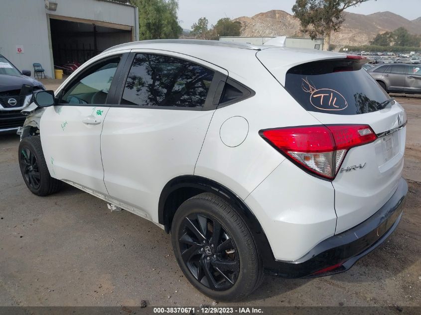 2021 HONDA HR-V 2WD SPORT - 3CZRU5H18MM708953