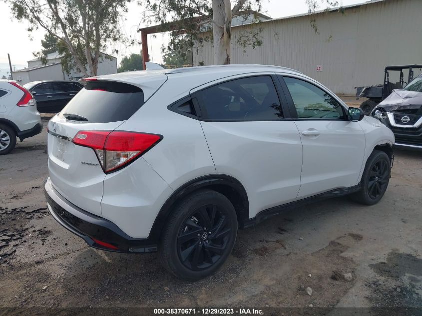 2021 HONDA HR-V 2WD SPORT - 3CZRU5H18MM708953