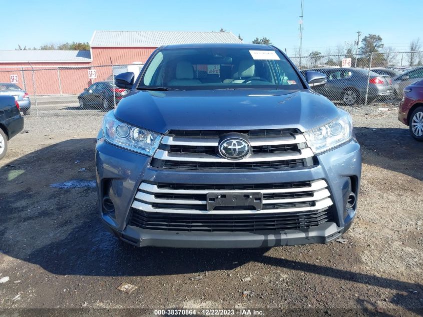 2019 TOYOTA HIGHLANDER LE - 5TDBZRFH0KS734993