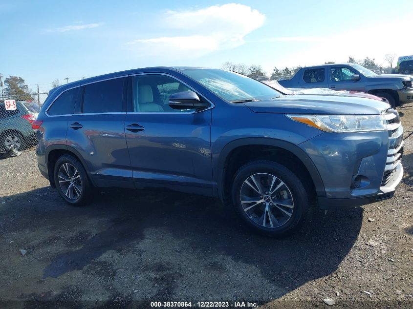 2019 TOYOTA HIGHLANDER LE - 5TDBZRFH0KS734993