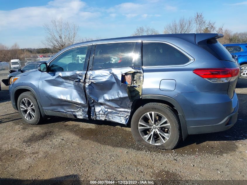 2019 TOYOTA HIGHLANDER LE - 5TDBZRFH0KS734993