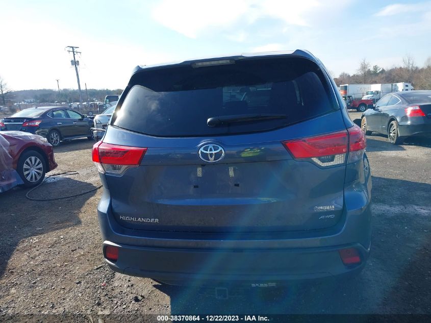 2019 TOYOTA HIGHLANDER LE - 5TDBZRFH0KS734993