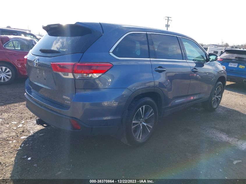 2019 TOYOTA HIGHLANDER LE - 5TDBZRFH0KS734993