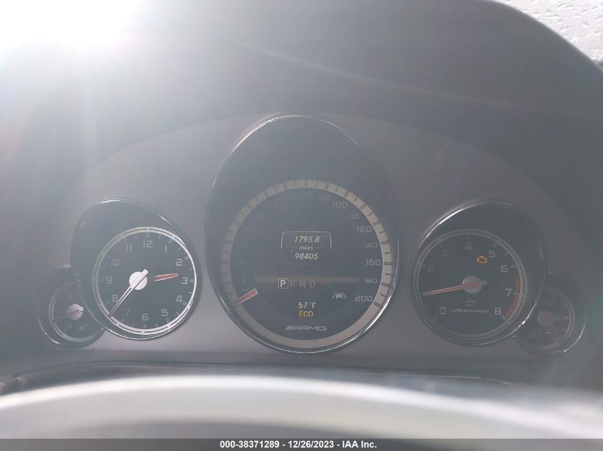2013 MERCEDES-BENZ E 63 AMG - WDDHF7EB8DA661835