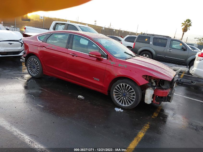 2017 FORD FUSION ENERGI SE PHEV - 3FA6P0PU1HR276445