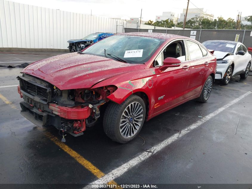 2017 FORD FUSION ENERGI SE PHEV - 3FA6P0PU1HR276445