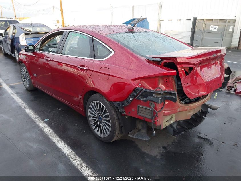 2017 FORD FUSION ENERGI SE PHEV - 3FA6P0PU1HR276445