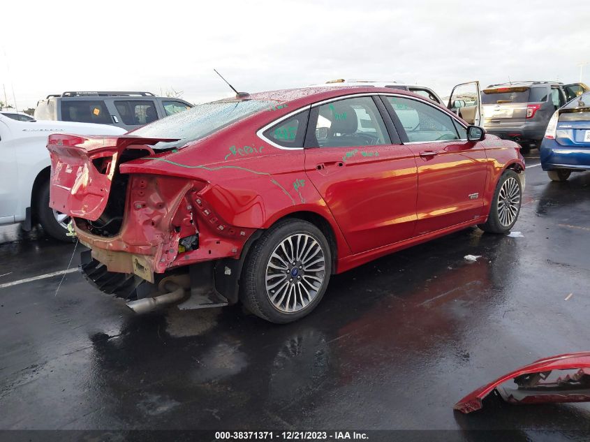 2017 FORD FUSION ENERGI SE PHEV - 3FA6P0PU1HR276445