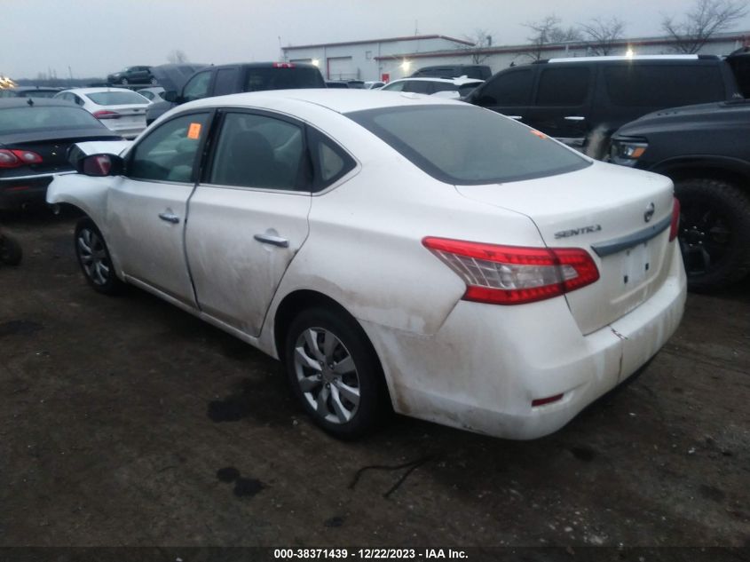 2015 NISSAN SENTRA S/SV/SR/SL - 3N1AB7AP5FY250175