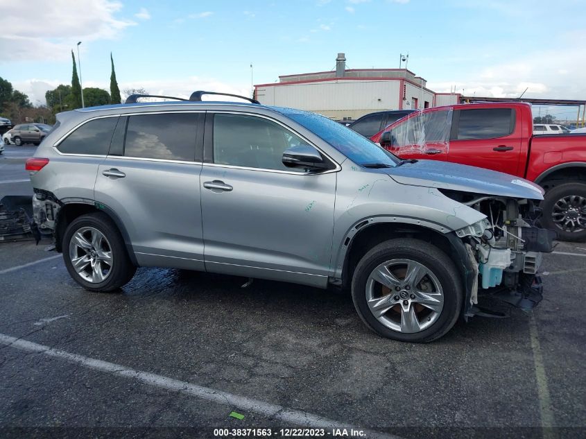2019 TOYOTA HIGHLANDER LIMITED - 5TDDZRFH9KS943402