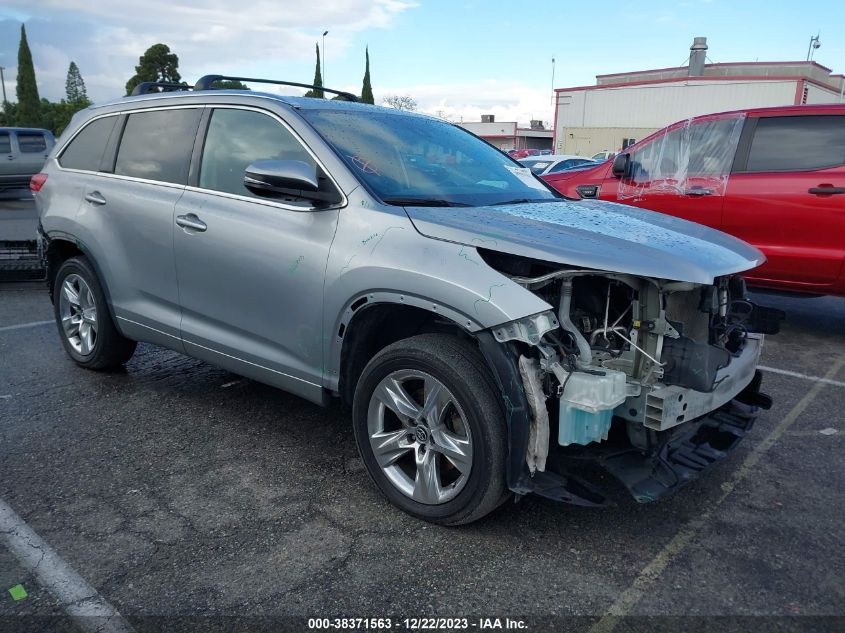 2019 TOYOTA HIGHLANDER LIMITED - 5TDDZRFH9KS943402