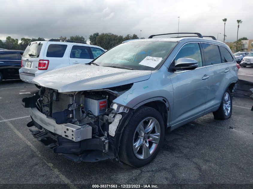 2019 TOYOTA HIGHLANDER LIMITED - 5TDDZRFH9KS943402
